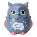 NAMUNY Baby Inertia Owl Animal Car Baby Toy Press Toy Car Blue Grey. 