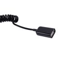 Spiral Coiled USB A male to A female adapter adaptor Cable 1M 3FT. 