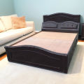 Dark Brown King Size Bed ( 4ft X 6ft ). 