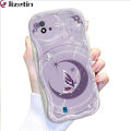 Jizetin for Realme C11 2021 C20 C20A Back Cover Magic Butterfly Cream Wavy Edge Soft Silicone Phone Case. 