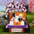 Naruto And Hinata Wedding Banquet Building Blocks Toy Set. 