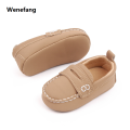 Wenefang Fashion Leather Infant Crib Shoes for Baby Boys Loafers Newborn Fashion Footwear Toddler Soft Sole Anti-slip Moccasins 1 Year Old Items. 