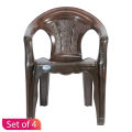 Bagmati Plastic Regular Chair (Ch-201) - Set Of 4. 