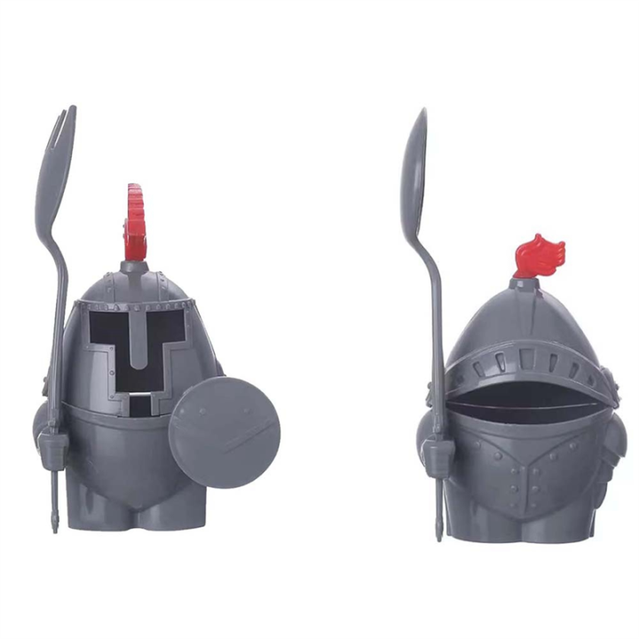 Boiled Egg Cup Holder with A Spoon Fork Included - Knight Design - Kitchen Utensil Decor,Order of the Knights Easy Install Easy to Use