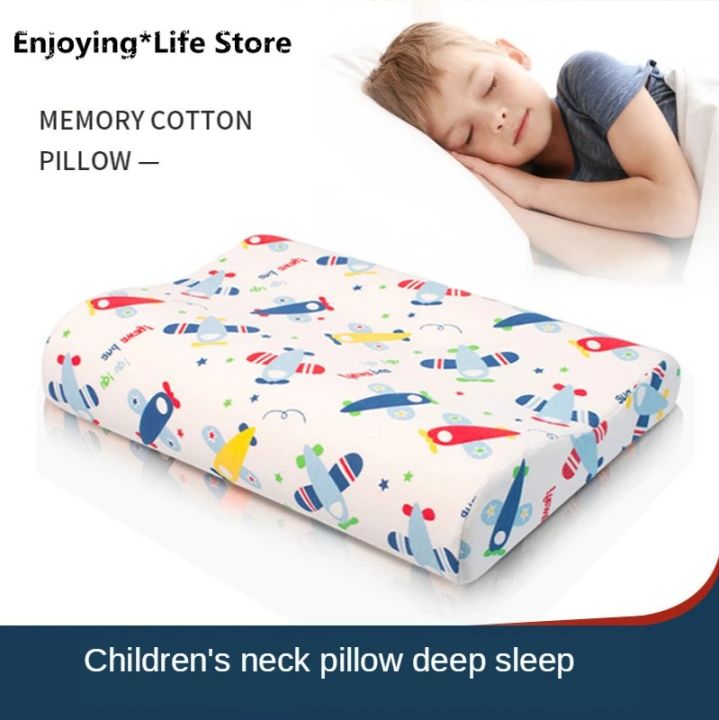 Memory Foam Children Pillow 1 8 Years Old Cute Children Four Seasons Universal Kindergarten Cartoon Bed Pillow Daraz .np