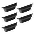 fasdaga 5X Car Auto Interior Inner Door Handle Pull Trim Compatible For F25 F26 X3 X4 2011-2017, Front Left Side,Black. 