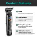 VGR V 972 Sculpting Hair Trimmer LCD Digital Display Electric Rechargeable Electric Clipper. 