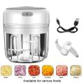 Vegetable Chopper Garlic Machine Rechargeable For Meat Fruit Onion. 