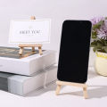 Children's Mini Wooden Folding Desktop Triangle Display Stand Solid Wood Mobile Phone Stand Desktop Small Easel. 