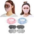 Full Face Shield, Ice Silk Face Mask UV guardion Womens Sunscreen Face Veil with Black Eye guardor Sheets, Full Face Mask. 