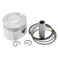 54MM Motorcycle Piston Ring 14MM Pin Ring Kit Piston Ring Gasket. 