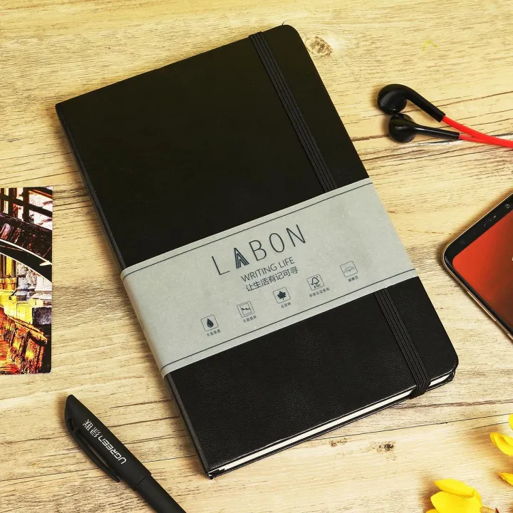 Bullet%20Journal%20Notebook%20Medium%20A5%20Hardcover,%20192%20Pages%20Dot%20Grid%20Journal,%20Black%20-%20Image%206