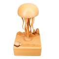 Jellyfish Music Box for Valentine'S Day Gift Christmas for Teen Girls Enchanting Ocean Symphony Wooden Music Box. 
