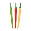 Cute Pepper Gel Creative Vegetable Shape Student Stationery Black Water Office Supplies Signature Pen. 