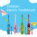【JOY KKDid mall】Electronic Toothbrush For Kids Dientes Electrico Battery Power 2 Replaced Head Children Electronical Tooth Brush. 