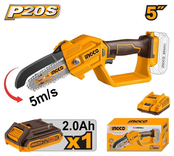 Ingco 20V Cordless Pruner Saw Handy Chain CGSLI20581