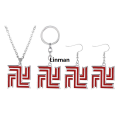 Anime Tokyo Revengers Tokyo Manji Gang Logo Necklace Red Symbol Double Sided Pendant Necklace for Women Men Fans Casual Jewelry. 