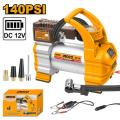 INGCO Auto Air Compressor 12V  140PSI Portable Tyre Inflator Pump. 