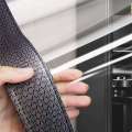 Magnetic transparent door curtain, air conditioning home kitchen anti oil plastic partition curtain. 