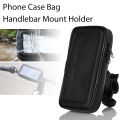 Portable Non-slip Handlebar Stand Bracket Cellphone Bag Bicycle Motorcycle Phone Holder Waterproof Phone Case Bike Mount. 