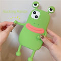 For Apple 15 Zhao Lusi Same Phone Case iphone13 Three-dimensional Funny Frog 14 Creative XS Silicone Case. 