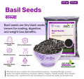 Basil Seeds / Sabja Seeds Sweet Basil Seeds (सब्जा)- 100 gm. 