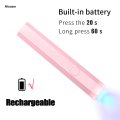 Aixuan LULAA Handheld Mini Nail Lamp UV LED Nail Light For Curing All Gel Polish Nail Dryer Manicure Nail Art Tools Flashlight Pen. 
