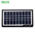 GDLITE GD8017A | Mini Portable Solar Power Station | Small Inverter | Small Solar Lighting System With 3 Light Bulbs | Solar + AC | Emergency Light | Mobile Charger | Flashlight. 