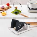 Cooking Utensil Rest -Kitchen Organizer and Storage with Drip Pad -Kitchen Fork Spoon Holders- Non-slip Pad- Kitchen Accessories. 