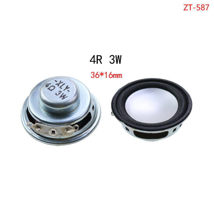 NEW%20JCD%20Speaker%20Horn%204R%203W%205W%20Diameter%2036mm%2040mm%2050mm%2052mm%2057mm%2078mm%20Amplifier%20Rubber%20Gasket%20Loudspeaker%204%20ohm%20-%20Image%202