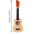 Fashion Solid Wood Children's Guitar Classical Adjustable String Knob Children's Instrument Toy 21 Inch Multi-color Musical Instrument Toy Children Toys. 