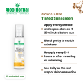 Aloe Herbal Mineral Sunscreen Tinted. 