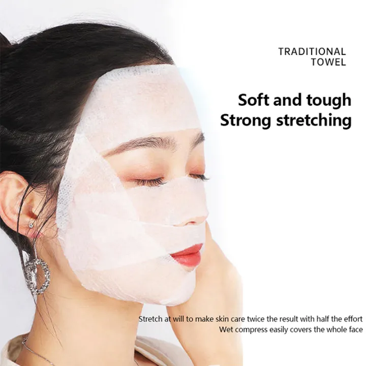 Cizzy%2050/240Pcs%20Mummy%20Gauze%20Face%20Makeup%20Cotton%20Pads%20Stretchable%20Elasticity%20Disposable%20Cosmetic%20Cotton%20Mask%20Wet%20Compress%20Wipe%20Cleaning%20-%20Image%203
