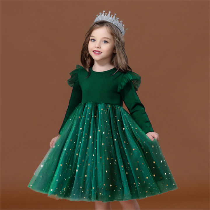 Skirt%20Kids%20Skirt%20Ballet%20Long%20Sleeved%20Sequin%20Dress%20Autumn%20Winter%20Hot%20Selling%20Girls%20Baby%20Girls%20Christmas%20Clothes%20Children's%20Clothes%20Princess%20Girls%20-%20Image%203