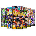 Dragon Ball Z Super Anime Poster Set Of Goku Gohan Piccolo Master Roshi Vegeta And Frieza Collectible Anime Posters DragonBall Z. 