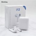 Wenefang i12 Airpods TWS Bluetooth Earphone Headset Airpods Pro Full Set with Box True Wireless Luxury Bluetooth Headset 5.0 Touch Control Earbuds for Android and iOS Mobile Phones. 