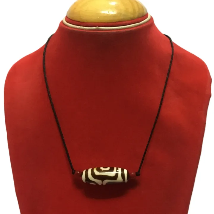 Dzi%20Bead%20Stone%20Beaded%20Necklace.%20Traditional%20Handmade%20Tibetan%20Ethnic%20Necklace%20For%20Women%20-%20Image%204