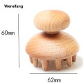 Wenefang Wooden Massager Comb Portable Hand-Held Cellulite Reduction Relieve Tense Muscles Head Scalp Massage Tool 1pc Wood Massage Brush. 