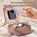 Lightweight Portable Mini Sewing Box Set Cookie Shape Partitioned Magnetic Needle Thread Box Threads Measuring Tape Home Sewing Box Travel. 
