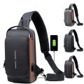 Men's Chest Bag Anti-theft Password Lock Bag Fashion Shoulder-Slung Chest Bag Usb Charging Chest Cross Bag Leisure Travel Shoulder Bag Casual Sports Shoulder Bag. 