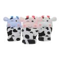 Baby Teething Mittens - Cow Gloves. 