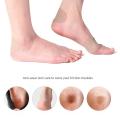 Self-adhesive Flannelette Anti-abrasion Heel Feet Sticker Corns Blisters Calluse Pain Relief Soft Large Oval Back Heel Stickers. 