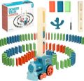 Toys World | Domino Train Toy Set for Kids, 60Pcs Automatic Dominoes Blocks Building and Stacking Toys Creative Kids Games Early Education Birthday Gift Boys Girls Age 3 4 5 6 Year Old. 