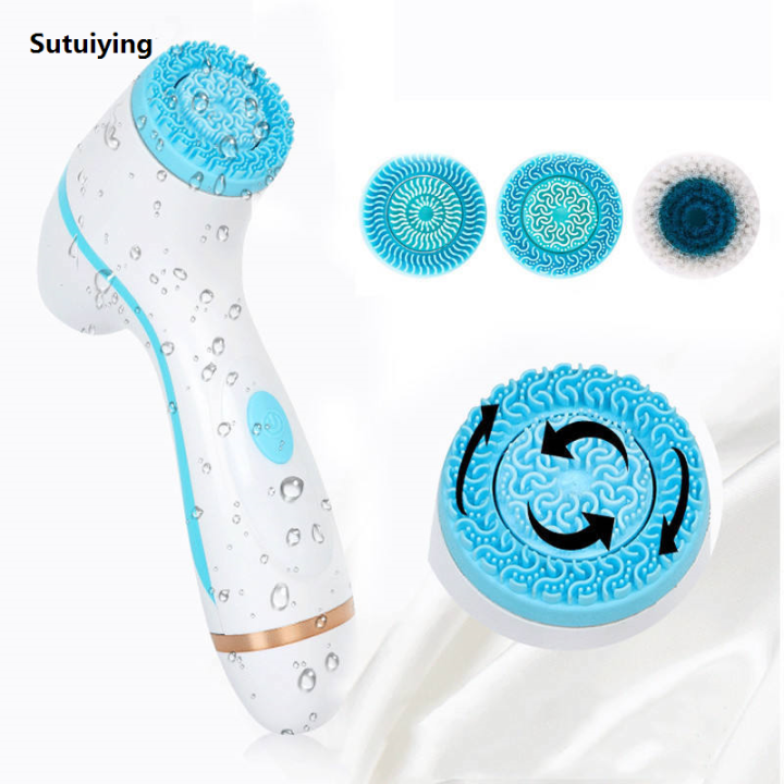Sutuiying%20Battery%20Operate%20Double%20Rotating%20Soft%20Brush%20Head%20Deeply%20Clean%20Fashion%20Electric%20Silicone%20Facial%20Cleansing%20Brush%20With%203%20Brush%20-%20Image%206