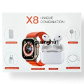 Xujiguanghui X8 Smart Watch ndash; Unique Combination Design with Fitness Tracker, Heart Rate Monitor, Sports Mode Notification Alerts ndash; Compatible with Android iOS. 