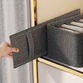 New 20/6/7 Grids Underwear Storage Box with Dividers Multifunctional Socks Drawer Organizer with Handle Folding Home Sorting Boxes Bras. 