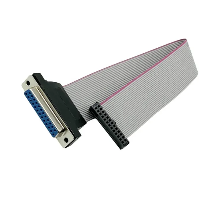 Wire%20Flat%20Ribbon%20Cable%20DB25%20Female%20to%20FC-26%20Female%20Connector%20for%20LCD%20Monitors,%20Connecting%20Circuit%20Boards,%20Computers.%20Easy%20Install%20-%20Image%203