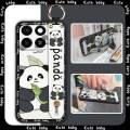 Wrist Strap Wristband Phone Case For ZTE Blade A35/A55 Silicone ring Dirt-resistant protective Back Cover Kickstand Cute. 
