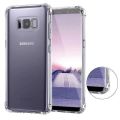 Samsung Galaxy S8 (5.8") & S8 Plus (6.2") / S8+ Cover Clear Transparent Shockproof Soft Case. 