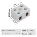 Ceramic Connector 1 In 1 Out Ceramic Wiring Terminal Block 2 In 2 Out High-temperature Resistant Ceramic Terminal Post Copper Motor Terminal Block Screw Wire Connector Terminals. 